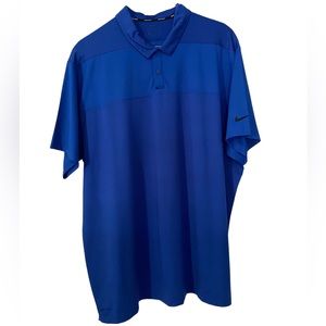 Nike Golf Polo Shirt Size XXXL Short Sleeve Blue